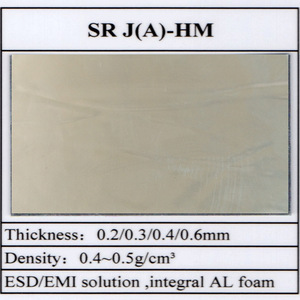 导热铝箔PU泡棉ESD/EMI SR J(A)-HM 0.2-0.6T聚氨酯铝箔泡棉UTIS eSORBA屏蔽泡棉