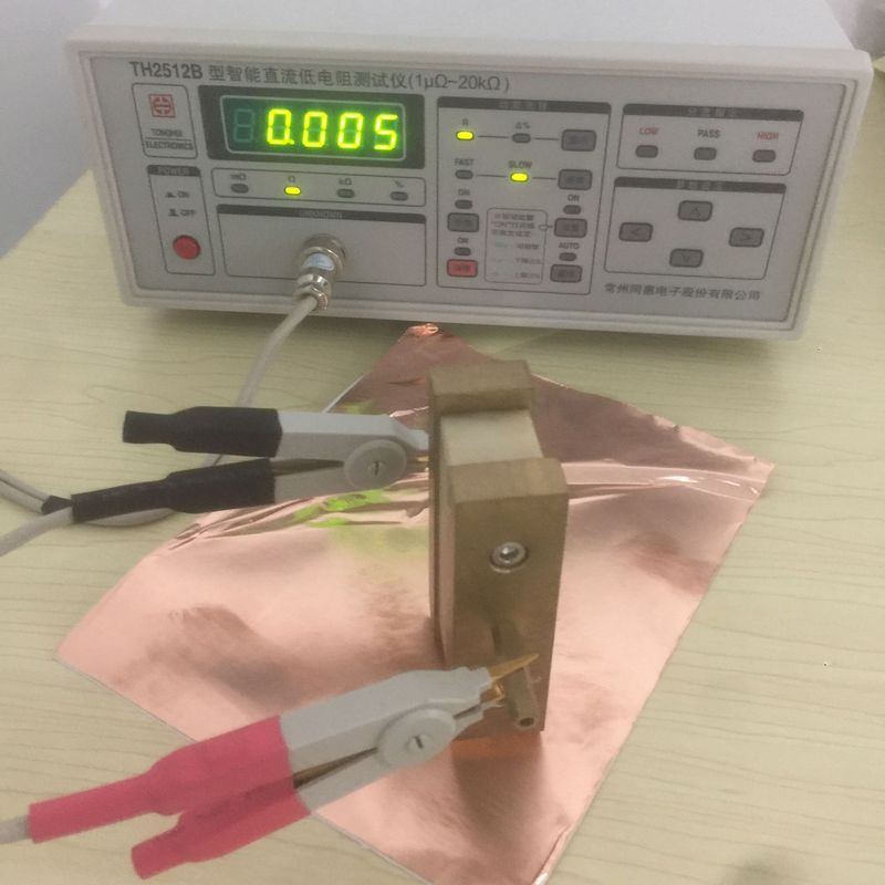 铜箔表面电阻测试